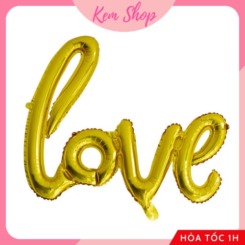 Bóng chữ LOVE liền trang trí sinh nhật cầu hôn Kemshop - K207
