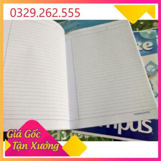 (Sale Khủng)  Set 10 Vở kẻ ngang Campus Gift 80 trang hàng chuẩn