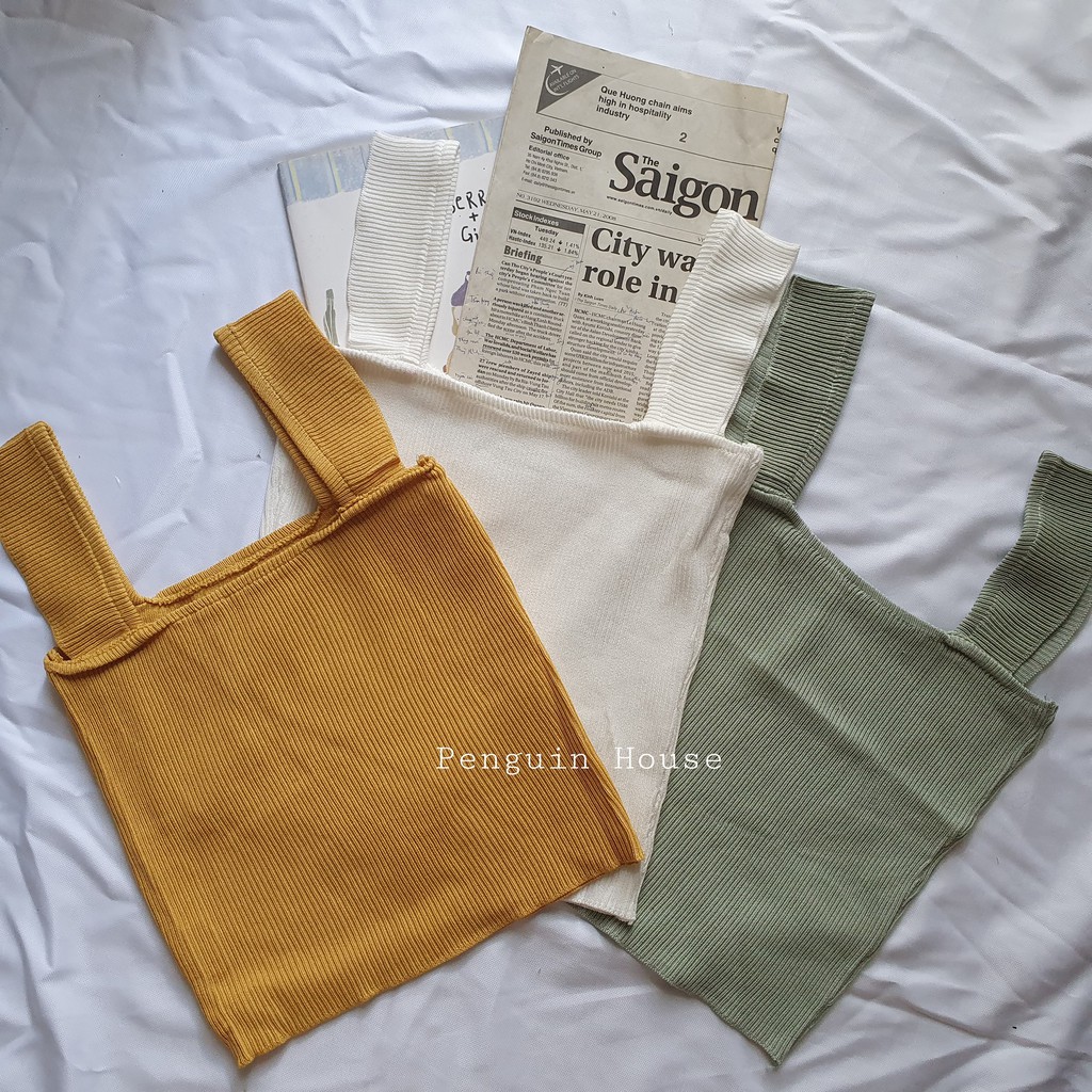 Penguin House - Áo Thun Gân Cộc Tay