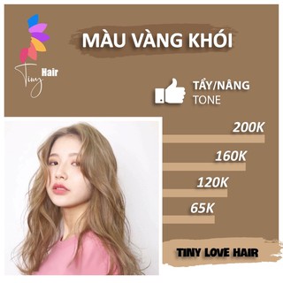 Thuốc nhuộm tóc màu VÀNG KHÓI