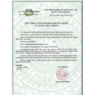 VITAE NANO BỔ SUNG VITAMIN E