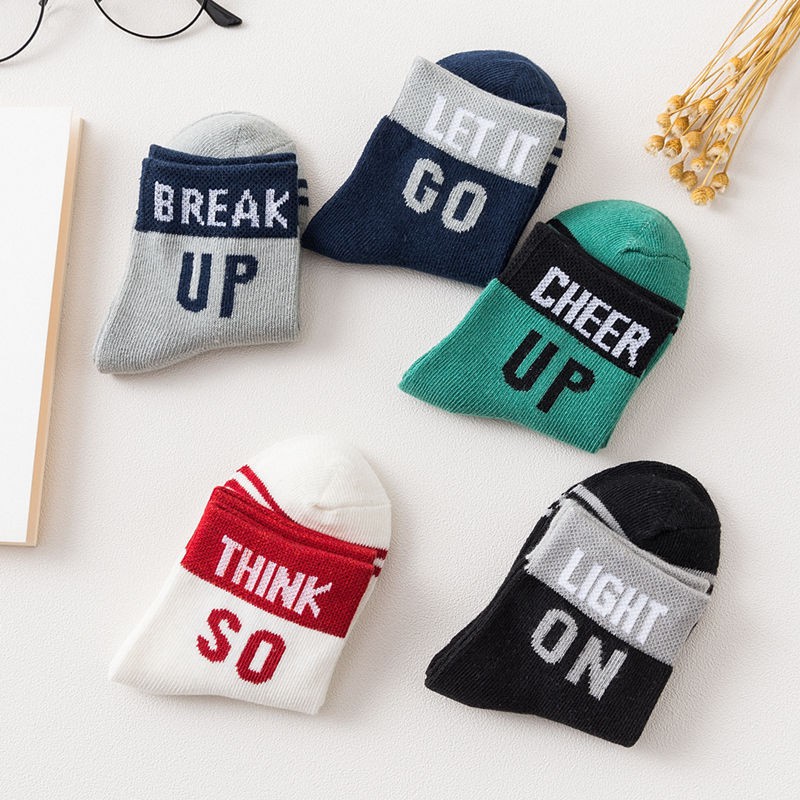 Set 5 Đôi vớ cổ cao Hàn quốc số 18-19-20
