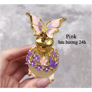 Tinh Dầu Nước Hoa DuBai Cao Cấp 20ml Mùi Sang Trọng Siêu Lưu Hương Butterfly, Pink, ROSE OF NO MAN'S LAND ( có sỉ lẻ)