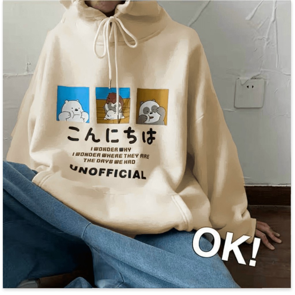 MN ÁO KHOÁC HOODIES NAM NỮ,CHẤT LIỆU VÃI NĨ THOÁNG MÁT,THIẾT KẾ HỌA TIẾT SIÊU XINH KHÁNH AN STORE 99
