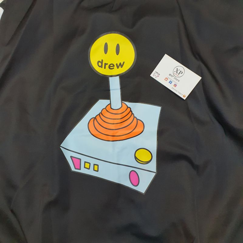 XPstore Áo Khoác Dù Bomber Nam Nữ DREW Tay phối unisex (Ảnh thật)