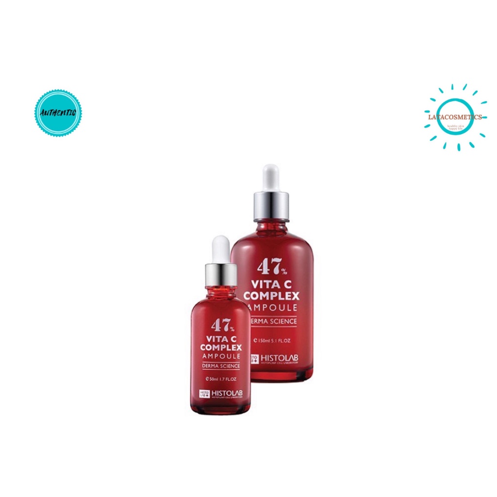 TINH CHẤT DƯỠNG TRẮNG DA - VITA C COMPLEX AMPOULE 47% HISTOLAB