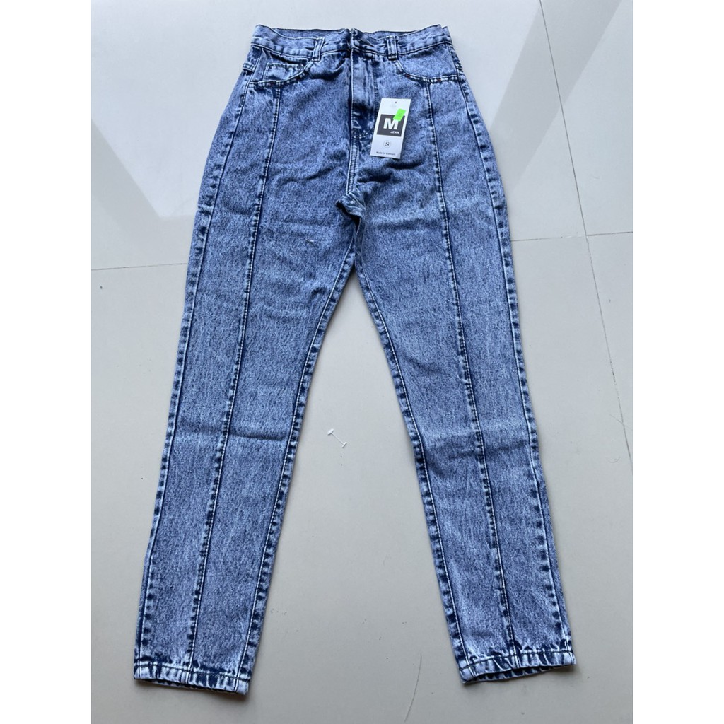 [CAO CẤP] quần jean baggy nối thân siêu hot mã 299 | BigBuy360 - bigbuy360.vn