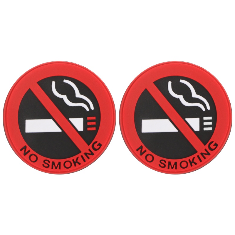 Miếng Dán Logo Cảnh Báo Tự Dính Trang Trí Xe Hơi In Chữ WIN NO SMOKING