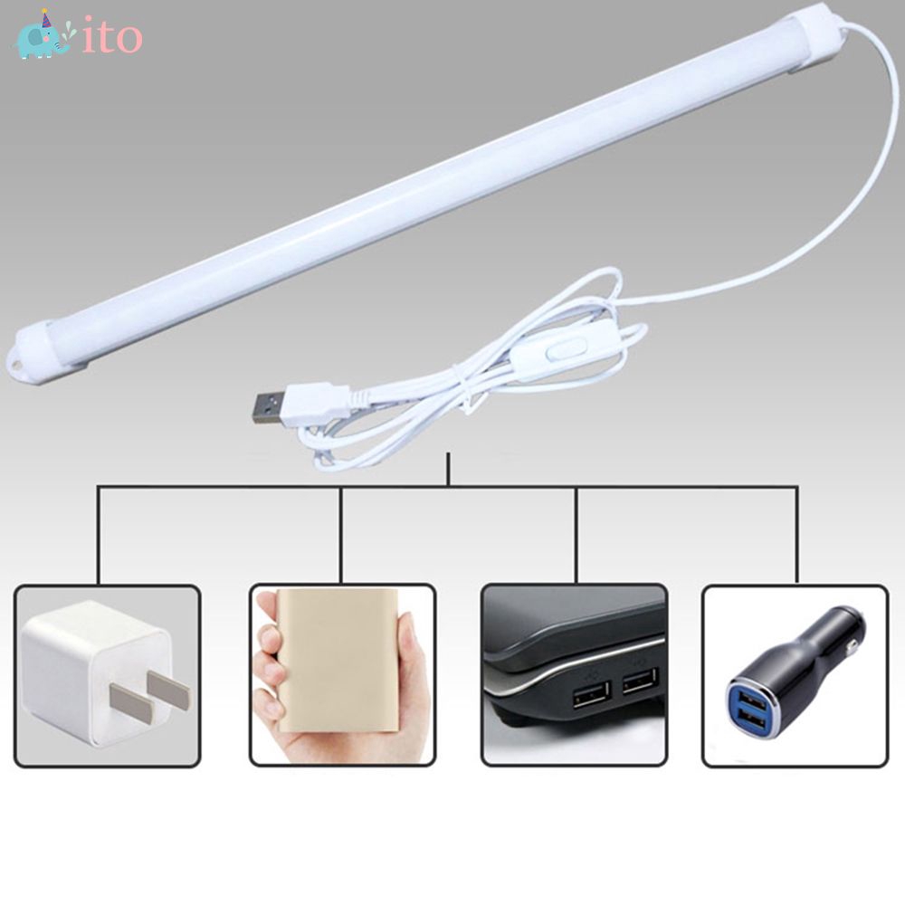 Đèn LED ống USB 5V có nam châm gắn tường tiện dụng