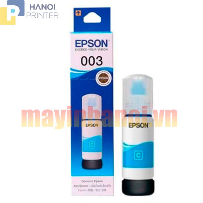 Bộ mực in màu Epson 003 Ecotank  chính hãng dùng cho máy Epson L1110/ L3110/ L3150