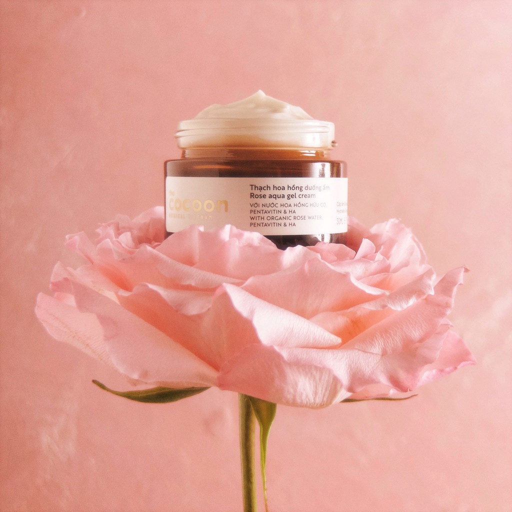 Cocoon - Thạch hoa hồng dưỡng ẩm 100ml