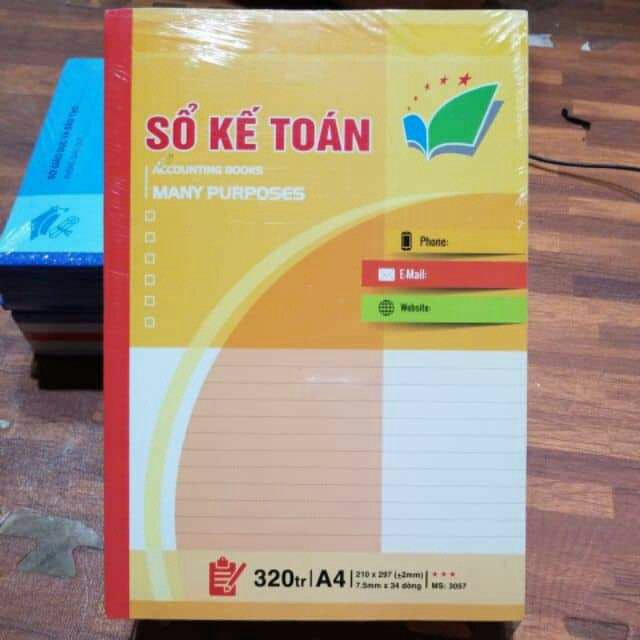 Sổ kế toán Hải Tiến 320Trang [VPP Minh Hạnh]