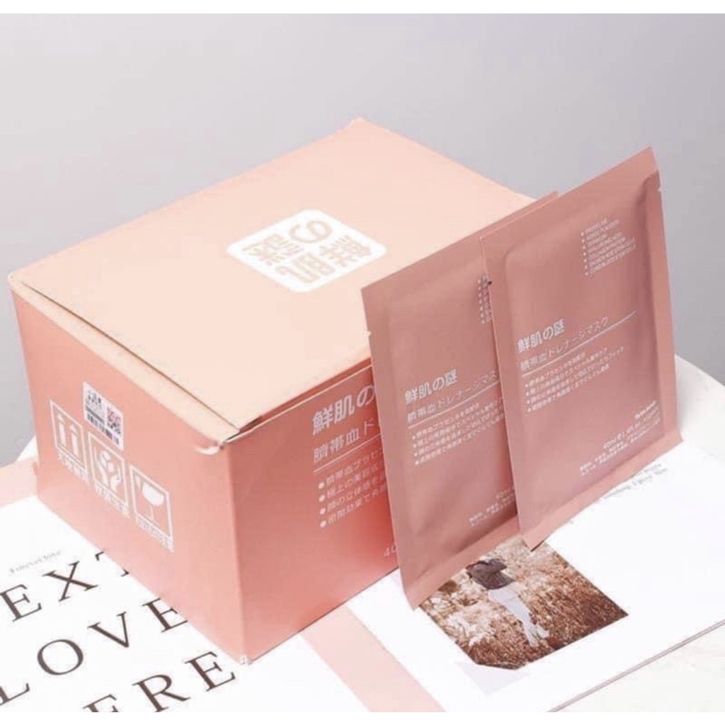 Mặt Nạ Nhật, Miếng  Đắp Mặt Nạ Nhau Thai Rwine Beauty – Nhật Bản