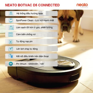 Robot hút bụi thông minh Neato Botvac Connected D5