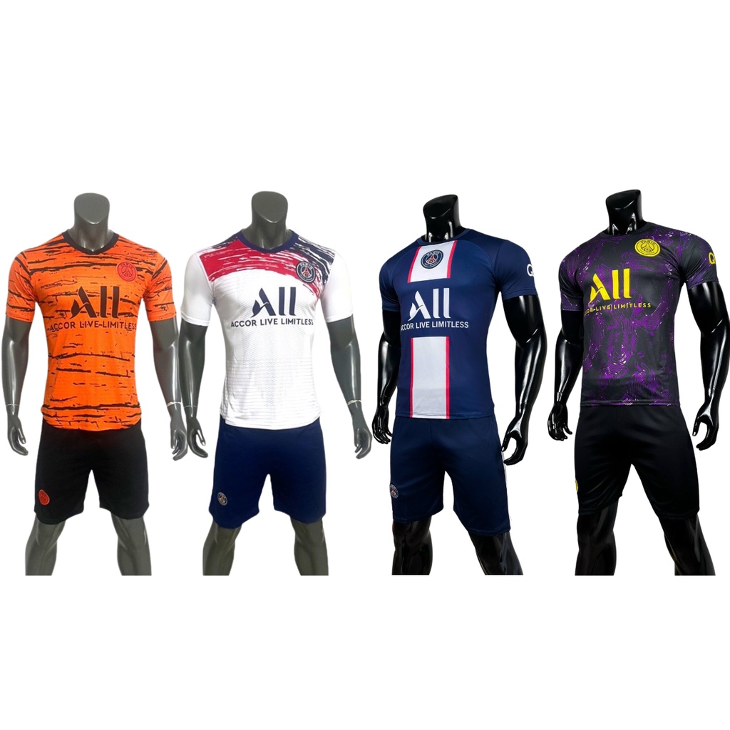 Bộ Quần Áo Bóng Đá CLB PSG 2023 Chất Liệu Vải Thun Lạnh