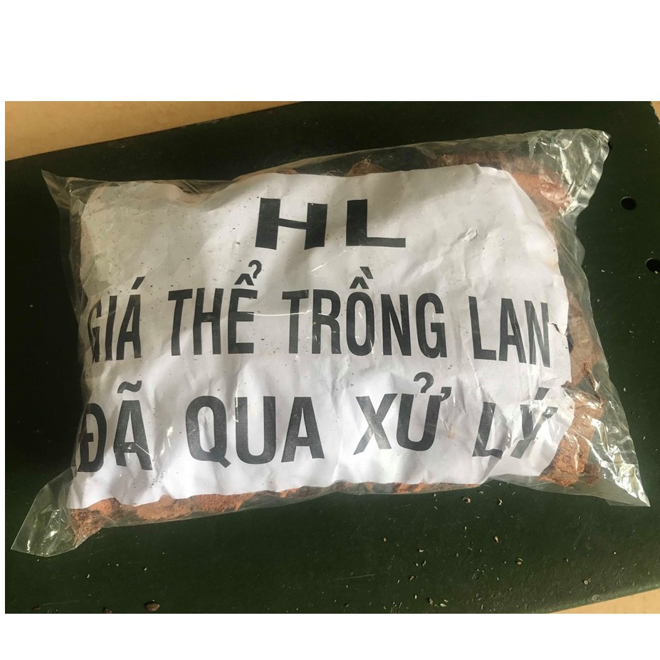 sơ dừa trồng lan - giá thể sơ dừa cục đã qua xử lý trồng lan