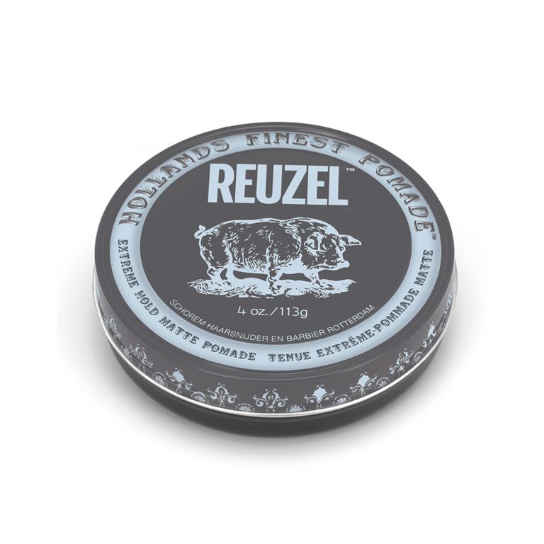 Sáp vuốt tóc Reuzel Extreme Hold Matte Pomade GIỮ NẾP SIÊU CỨNG - KHÔNG BÓNG - TAN TRONG NƯỚC 35g