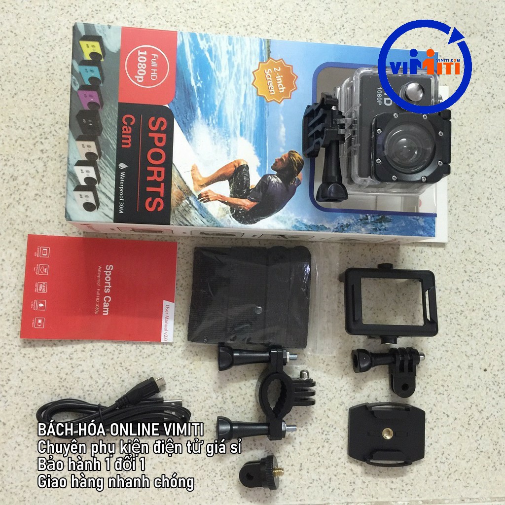 Camera hành trình HD 1080 siêu nét, dành cho dân phượt thủ - Sport Cam A9 | BigBuy360 - bigbuy360.vn