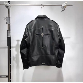 [Order]Áo khoác da Chrome hearts cao cấp ảnh thật 100%