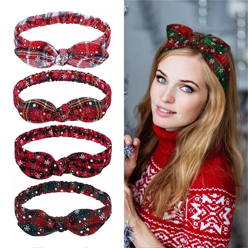 Băng Đô Cài Tóc Phong Cách Giáng Sinh Độc Đáo Trang Trí Nhà Cửa