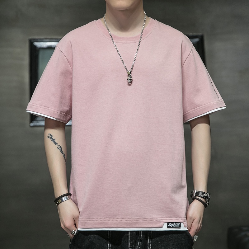 Ready StockÁo Thun Basic  Clothing Áo Phông Nam Cổ Tròn Cotton Oversize Form Rộng Giá Rẻ
