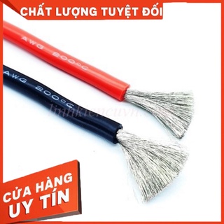 Dây điện 12awg vỏ silicon đỏ (mét) - HÀNG MỚI VỀ