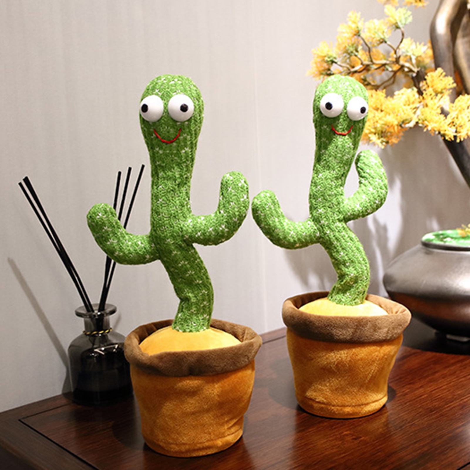 【COD】 dancecactus 'Cactus Đồ chơi sang trọng Đồ chơi điện tử Lắc nhảy Với bài hát Sang trọng Dễ thương Khiêu vũ Cactus Đồ chơi giáo dục mầm non cho trẻ em Phát Ra Âm Thanh Vui Nhộn Cho Bé