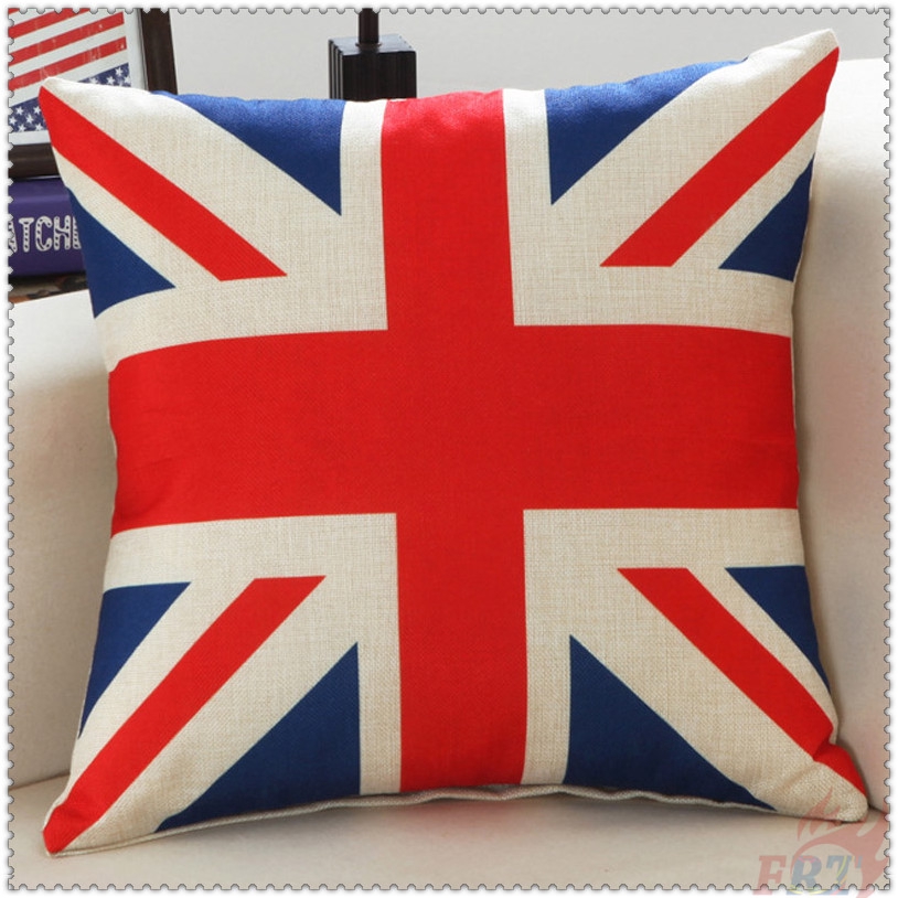 Áo gối sofa hình lá cờ Anh sang trọng