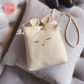 Túi Đeo Chéo Tai Thỏ Siêu Cute