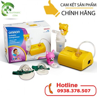 Máy xông mũi họng khí dung Omron NE-C801KD Vàng