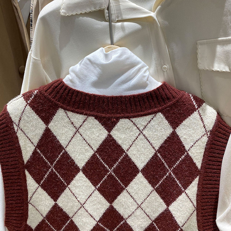 Áo Khoác Len Không Tay Cổ Chữ V Thời Trang Hàn Quốc 2020 | BigBuy360 - bigbuy360.vn