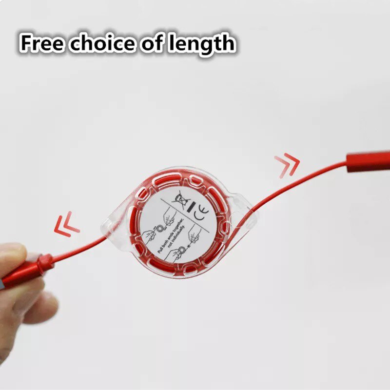 XIAOMI HUAWEI Dây Cáp Sạc USB Loại C 3 Trong 1 Có Thể Rút Gọn Cho iP 13 12 11 XS XR Micro USB Type C 1M Tiện Dụng Samsung