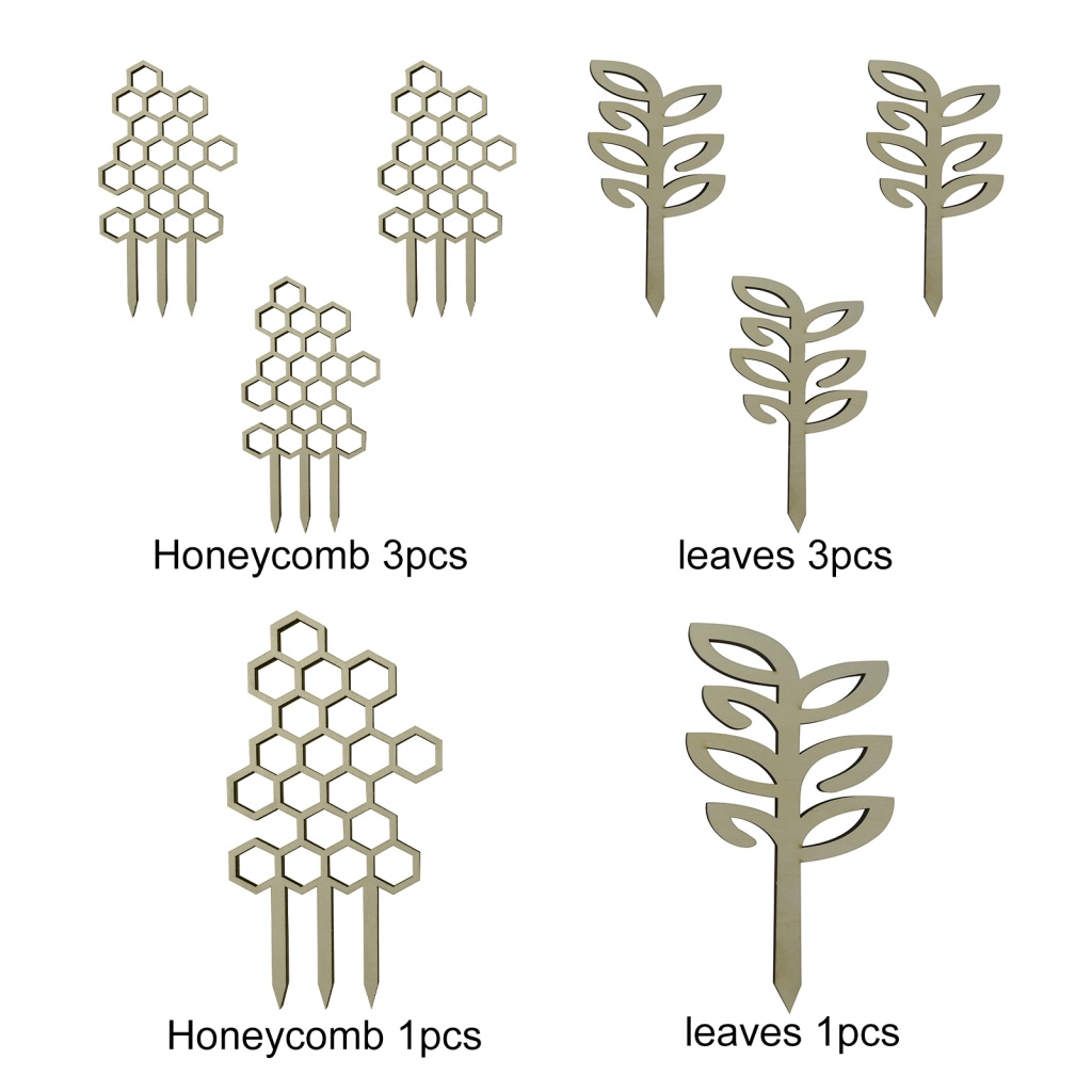 Bộ 3 Giá Đỡ Chậu Hoa Bằng Gỗ Tiện Dụng