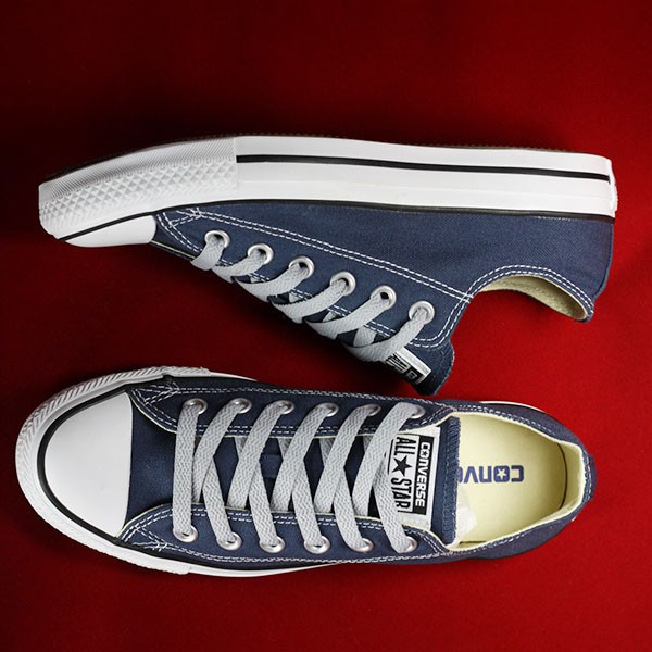 Giày Converse classic thấp cổ vải xanh navy CTVX20