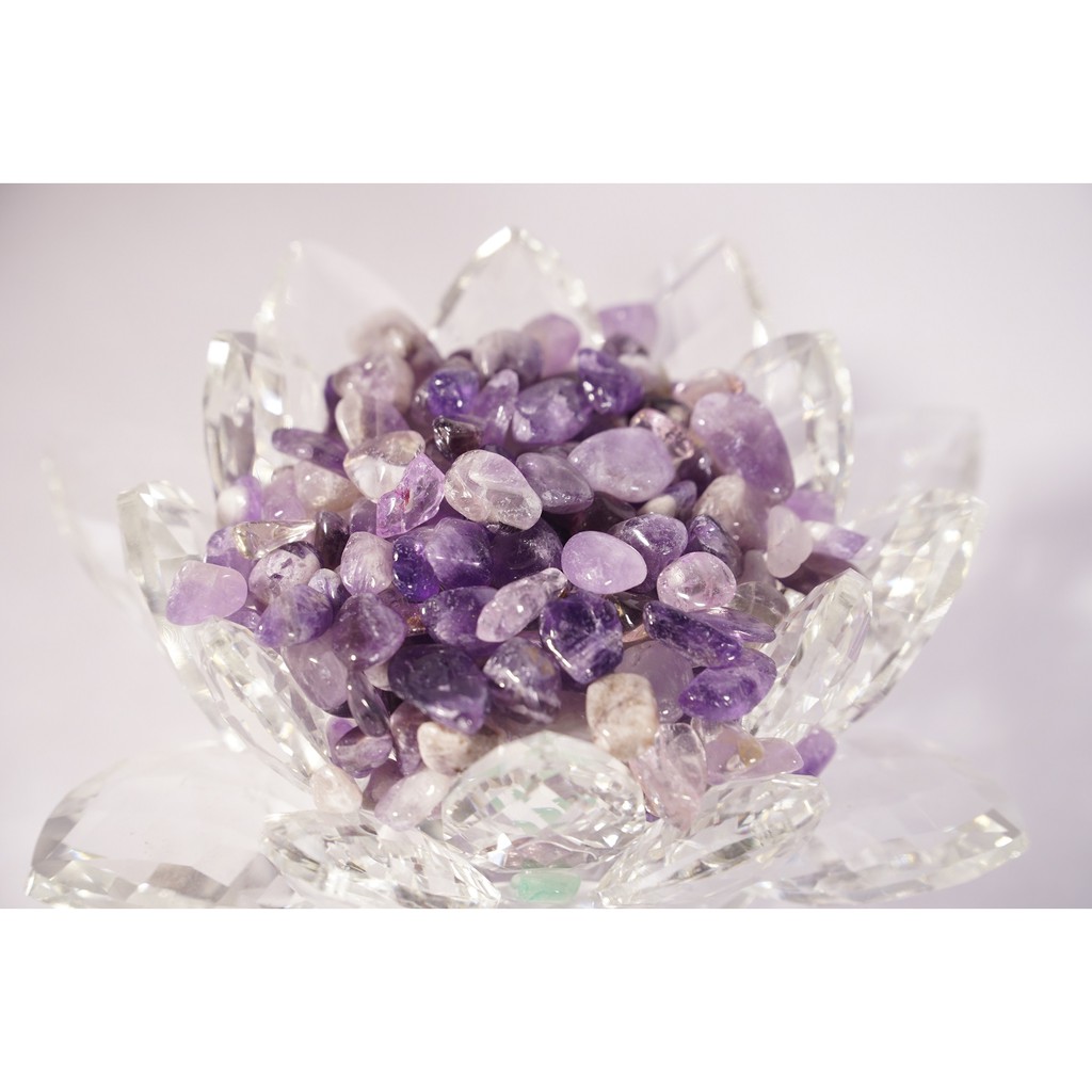 100g đá thạch anh vụn nhiều màu phong thủy cao cấp tự nhiên 100% - Hạt lớn | BigBuy360 - bigbuy360.vn