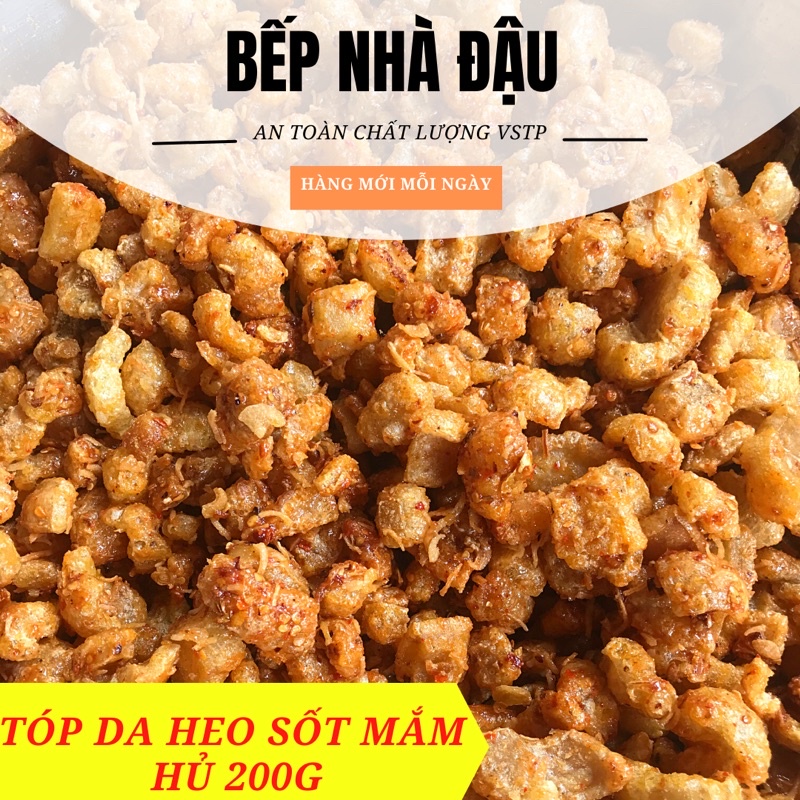 [ Hàng mới ] TÓP MỠ DA HEO SỐT MẮM 200GR ĂN VẶT NHÀ LÀM GIÒN NGON | BigBuy360 - bigbuy360.vn