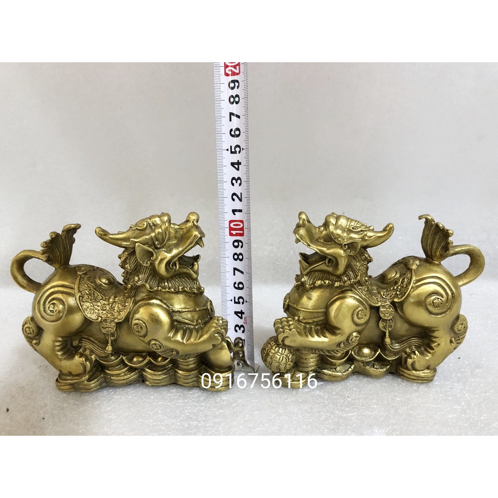 Cặp Tỳ Hưu Tài Lộc Như Ý bằng đồng, Cặp Tỳ Hưu Phong Thủy Bày Thần Tài