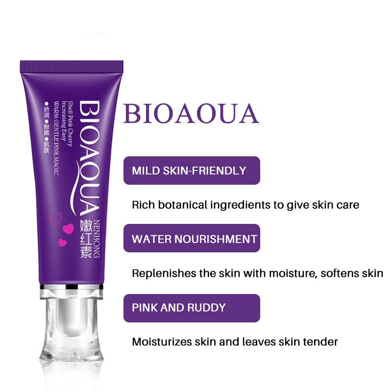 [Hàng mới về] Tuýp kem dưỡng trắng chăm sóc da môi/ cơ thể Bioaqua dành cho nữ