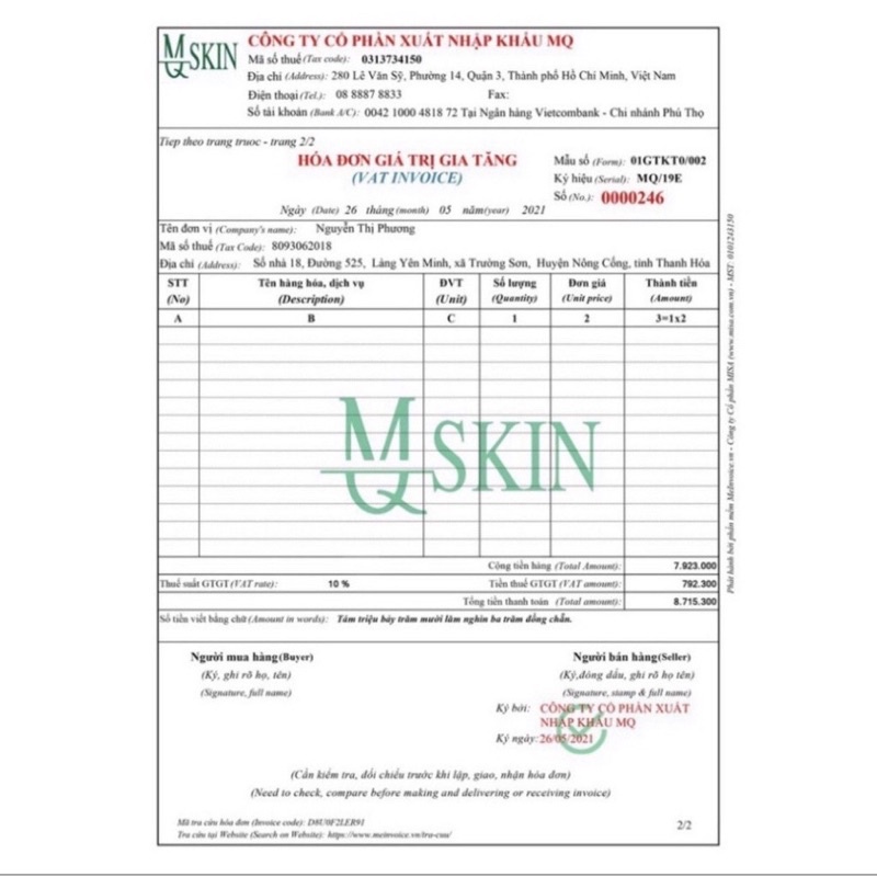 Combo bột rửa mặt nhân sâm MQ và serum tái tạo nhân sâm 1