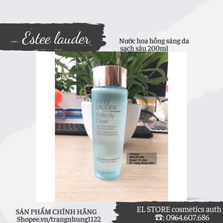 Nước hoa hồng Estee lauder Perfectly Clean làm sáng da