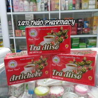 TRÀ MÁT GAN THANH NHIỆT ATISO HỘP 20 GÓI