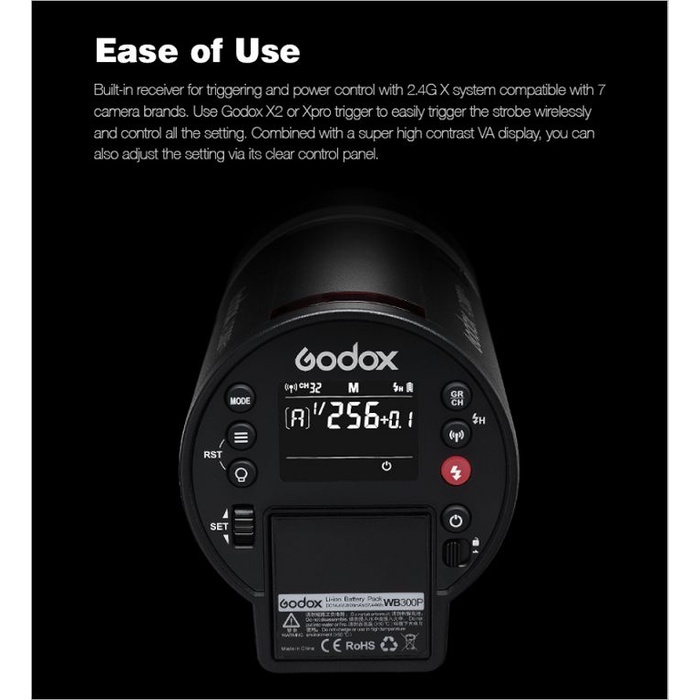 Đèn flash Godox AD300 Pro Hàng chính hãng bảo hành 12 tháng