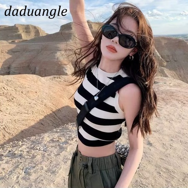 Quần jean Daduhey ống rộng lưng cao phối túi thời trang Mỹ cho nữ Plus size