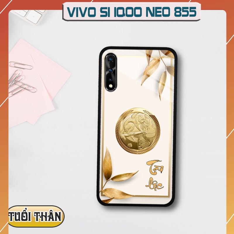 Ốp lưng kính 3D 12 con giáp - Vivo S1/ IQ00 Neo 855