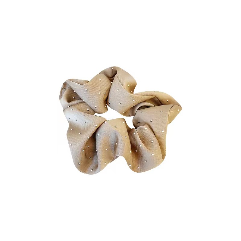Dây Buộc Tóc Hình Tròn Cỡ Lớn Họa Tiết Chấm Bi Ngôi Sao Phong Cách Hàn Quốc Thời Trang Mới 2022