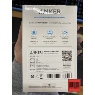 CÁP LIGHTNING ANKER POWERLINE+ A8121/A8122