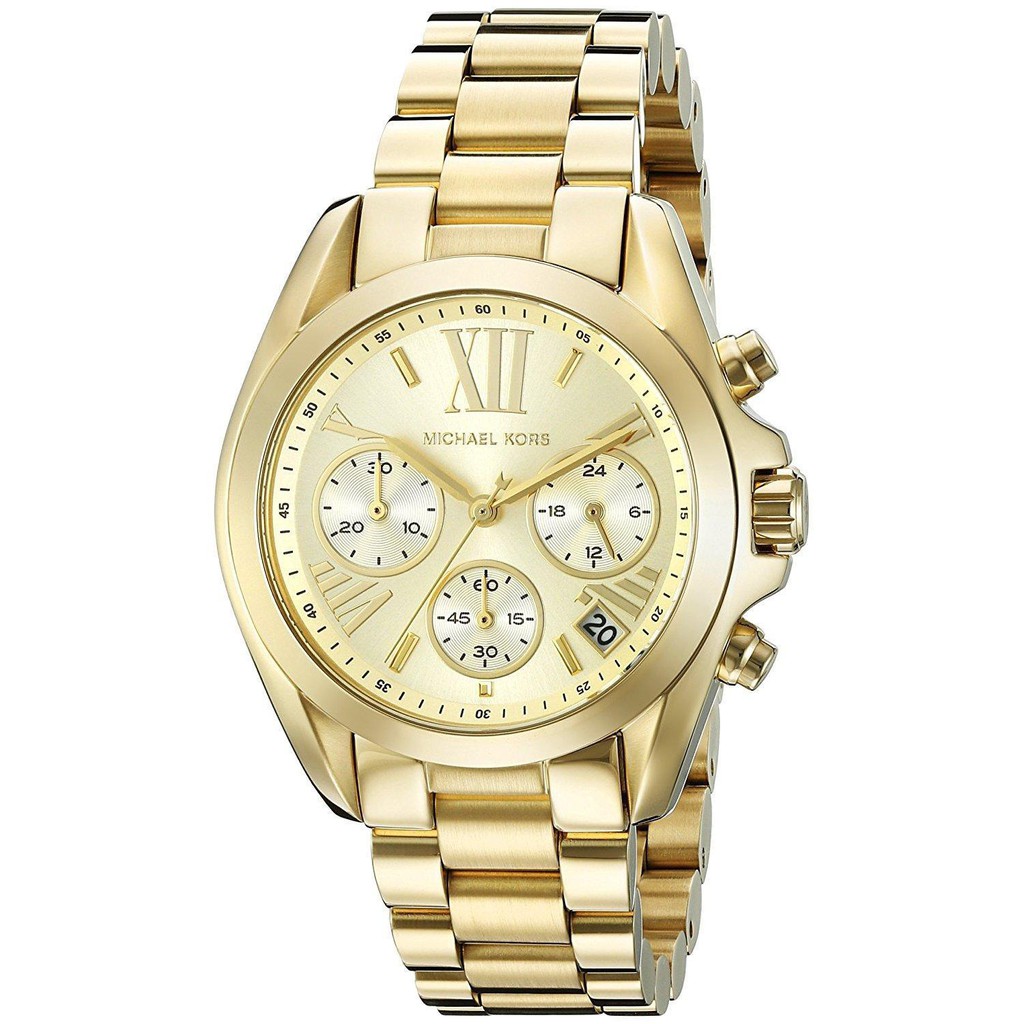 Đồng hồ nữ MOJI - MK5798 3 mặt số chống nước 5ATM, dây đeo kim loại ánh vàng sang trọng, quý phái 