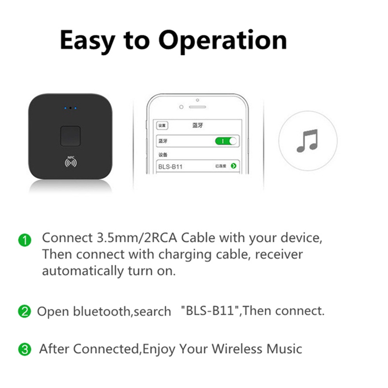 Bộ Nhận Tín Hiệu Bluetooth 5.0 APTX LL 3.5mm AUX Không Dây RCA Cho Loa / Ô Tô
