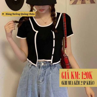 [SẴN] Áo croptop len giả khoác Ulzzang Quảng Châu ALC58