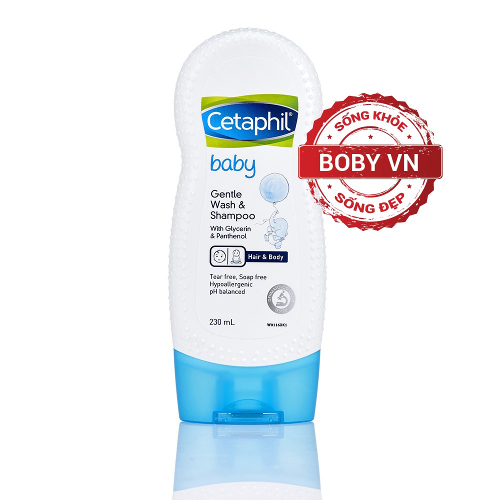 Tắm gội dịu nhẹ cho bé Cetaphil Baby Gentle - Hàng Đức - Chính hãng